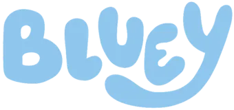Logo for bluey