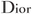 Logo for dior