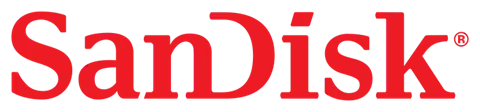 Logo for sandisk