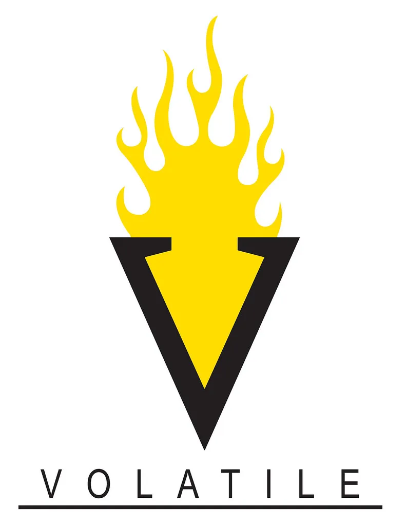 Logo for volatile