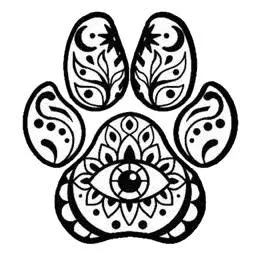 Logo for yogapaws
